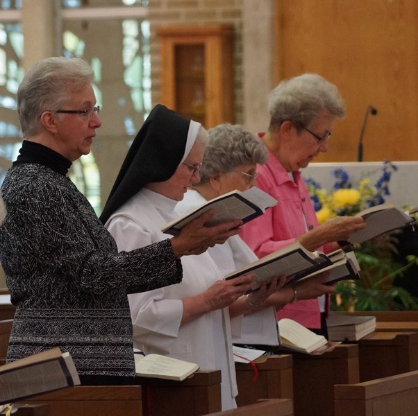 solemn evening prayer in chapel