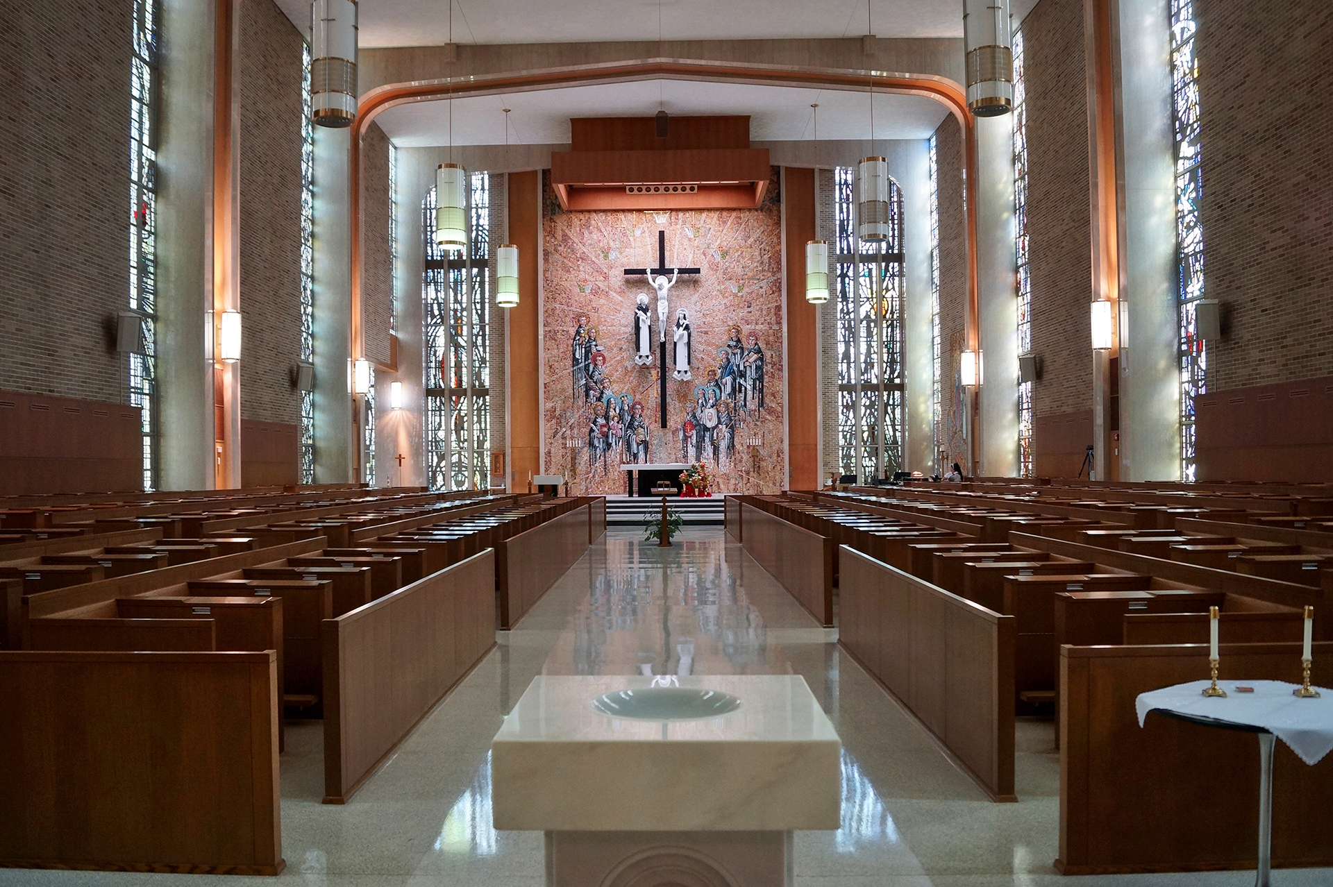 view of church sanctuary