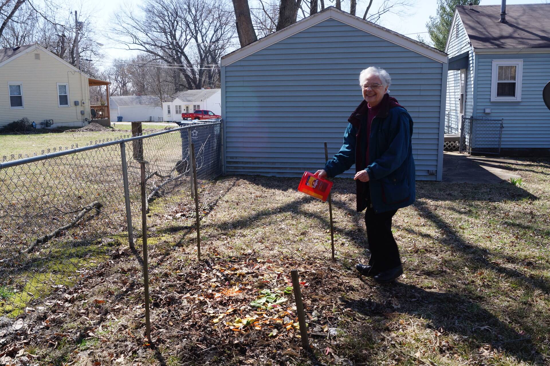DSC00890 Sister Georgiana tending to compost