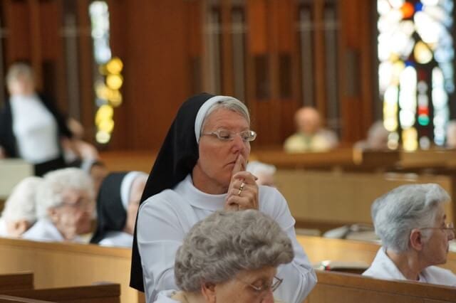 Though she lives in Chicago Heigths, Sister Mary Jo frequently comes home to Springfield to spend time in community.