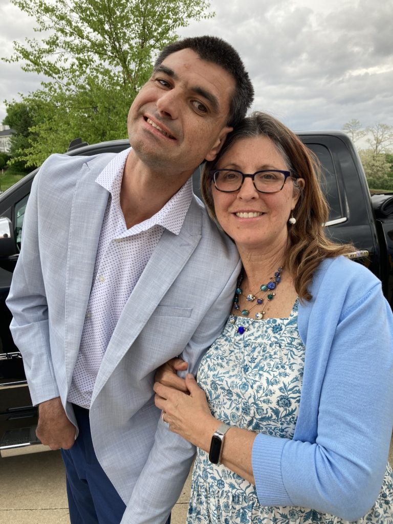 About the photo: Cyndi Callan enjoying a day with her son. Provided by the author.