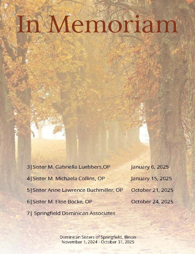 In Memor 2025 Page 1