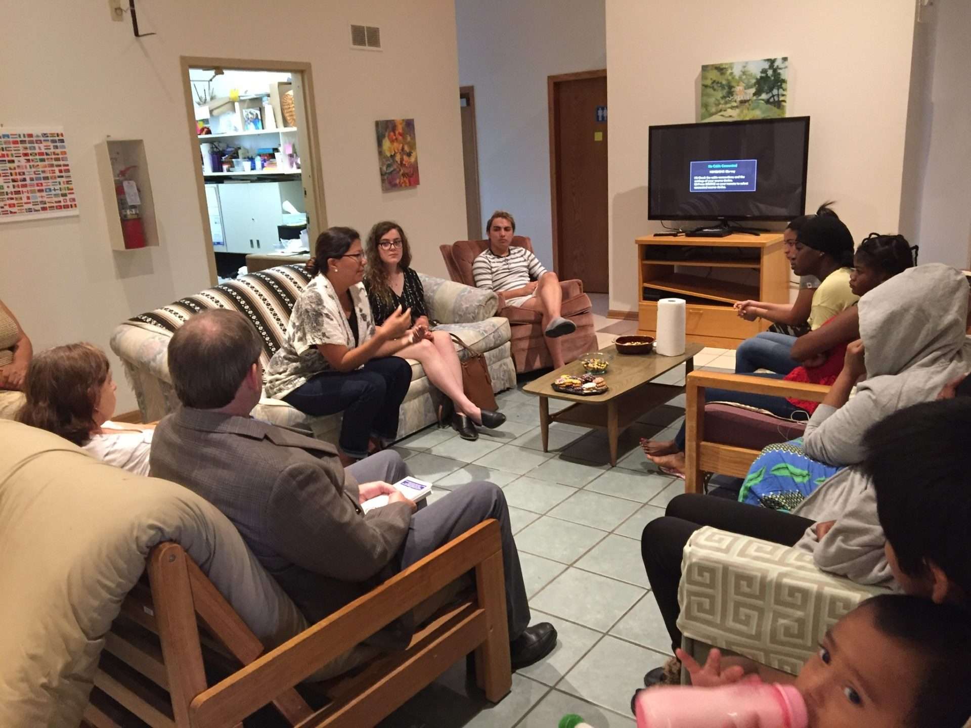 Bethany House residents met with Illinois State Representative Karina Villa (IL-49).