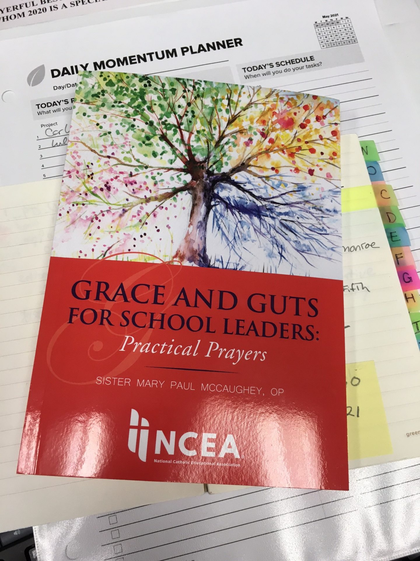 Grace and Guts for School Leaders. Practical Prayers. National Catholic Educational Association. 2020.