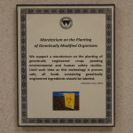 Moratorium on the Planting of Genetically Modified Organisms corporate stance sheet