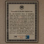 Opposition to the War Against Iraq corporate stance sheet