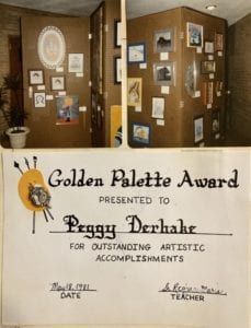Image of Golden Palette Award certificate