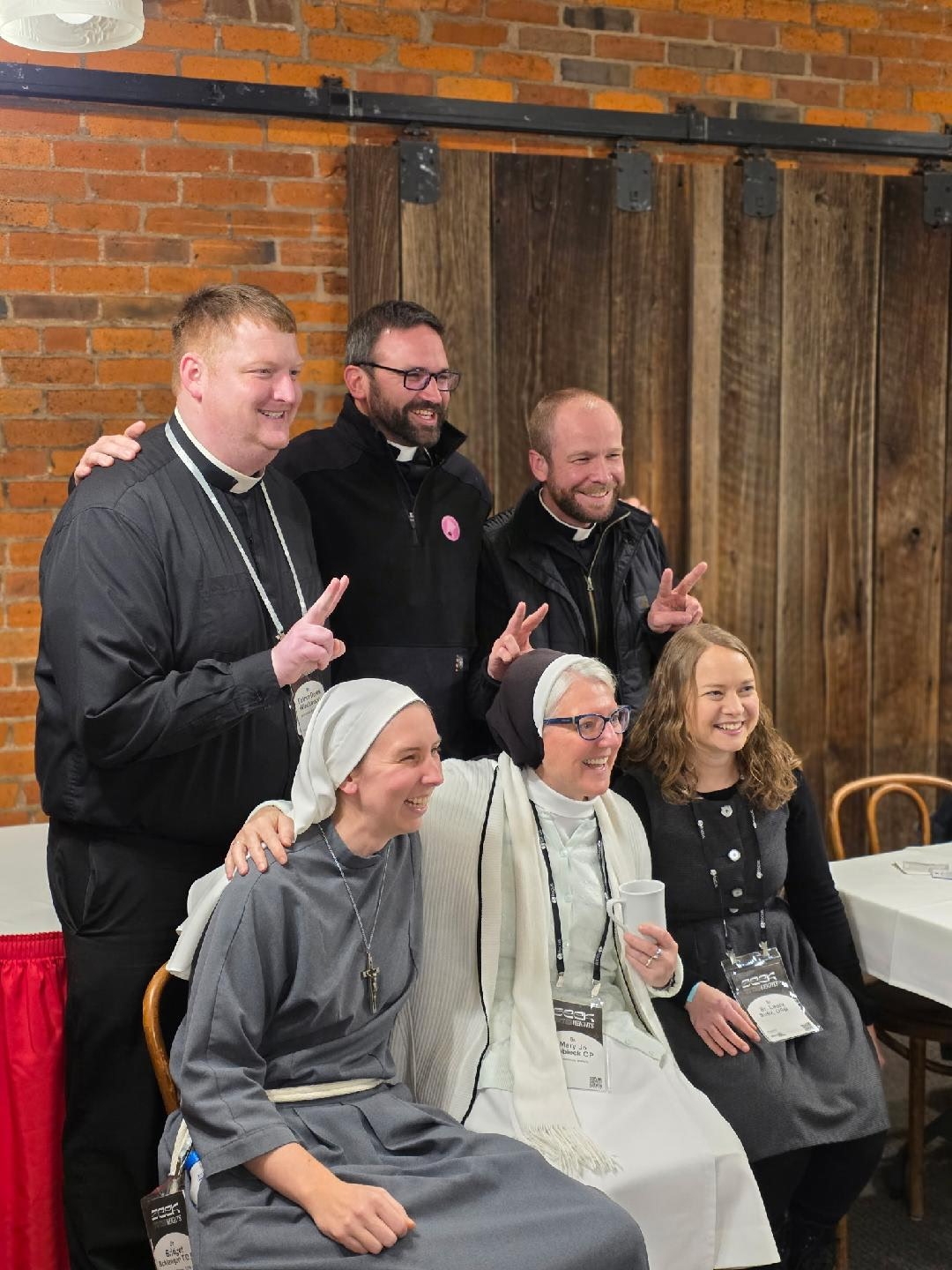 Sister Mary Jo with friends from her home diocese.