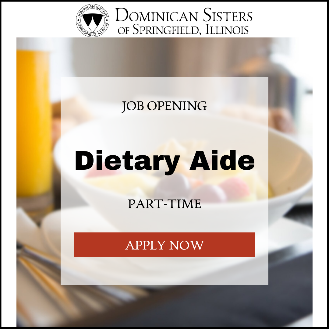 Dietary Aide, part-time job opening