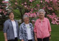 Sisters Anita Cleary, Judi Hilbing, and Pat Stark