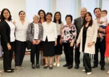 This article was first published in the July 23, 2023 edition of the State Journal-Register. In the above photo we see Sister Mila Diaz Solano, center, celebrating her 25th profession anniversary with family and friends.