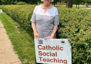 Marcelline with CST sign
