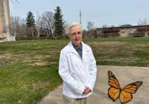 Sr Rose Marie with butterfly