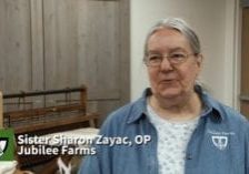 Sister Sharon Zayac, OP from Jubilee Farm