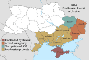 map of ukraine territories