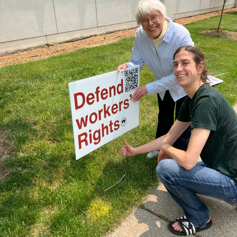 Sister Dorothy Solak and Kelly