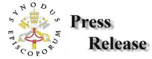 synod of bishops press release logo